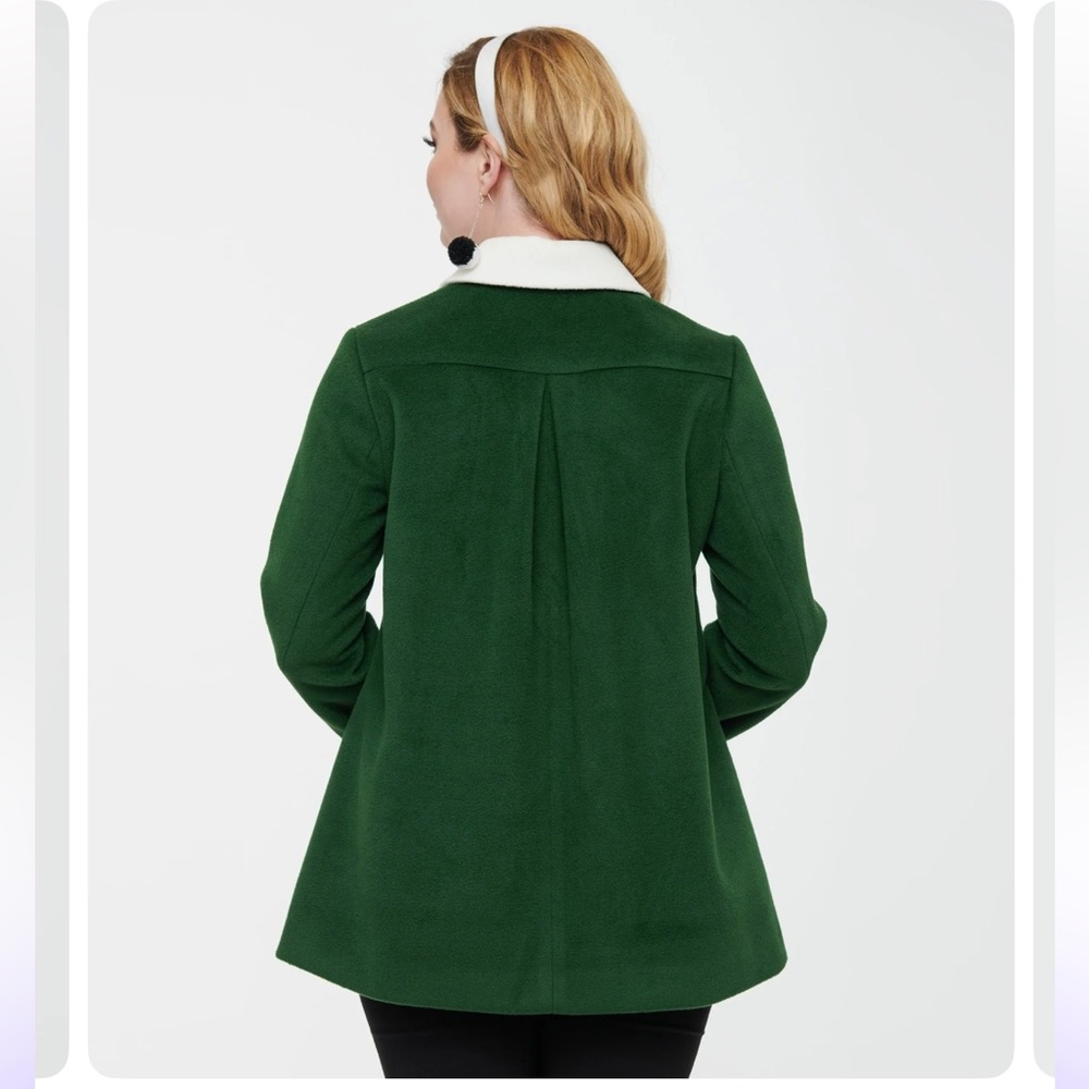 Smak Parlour by Unique Vintage XL green coat NWT